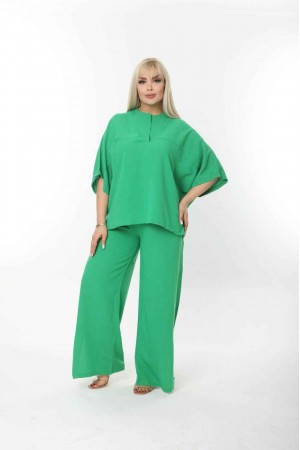 207955 GREEN Pants suit
