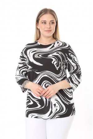 207988 patterned BLOUSE