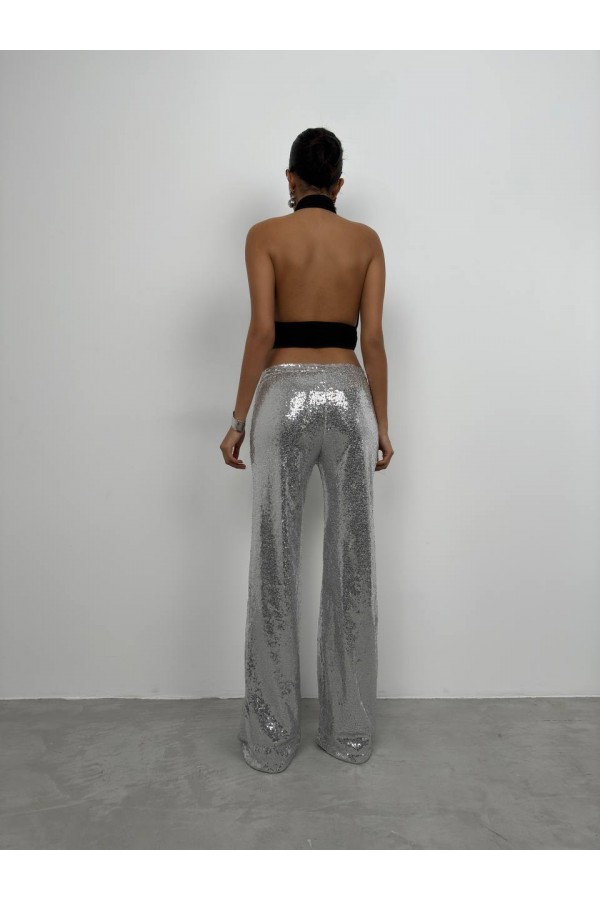 208252 silver TROUSERS