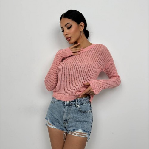 208333 TOPTAN PUDRA BLUZ toptan bayan giyim