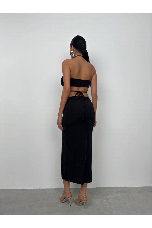 208354 black Skirt