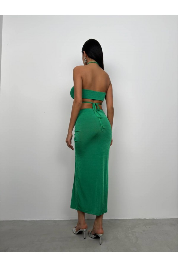 208356 GREEN Skirt