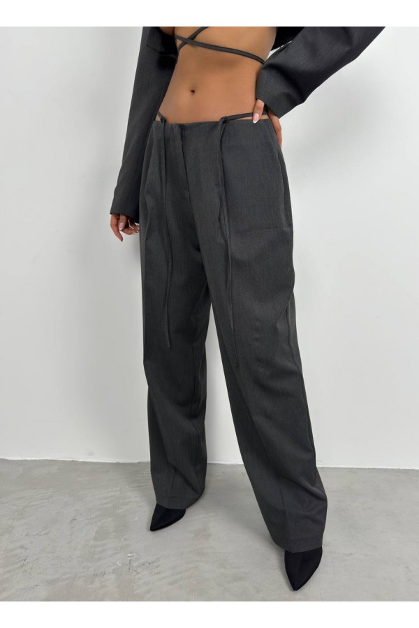 208362 smoked TROUSERS