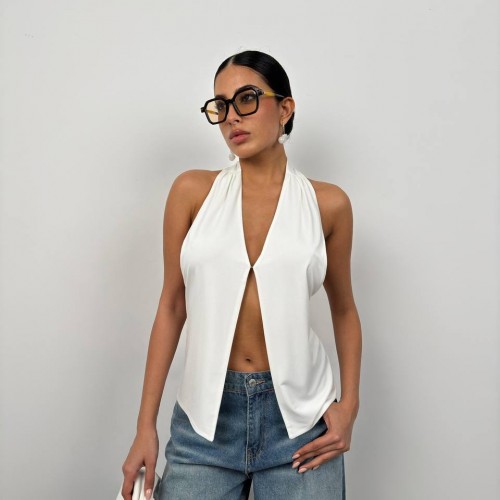 208411 TOPTAN BEYAZ BLUZ toptan bayan giyim