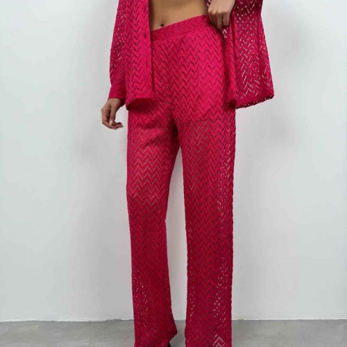 208440 TOPTAN FUŞYA PANTOLON TAKIM toptan bayan giyim