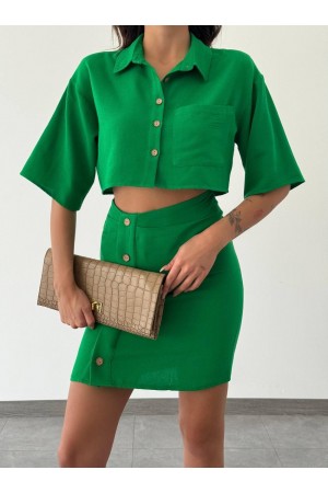 208620 GREEN Skirt