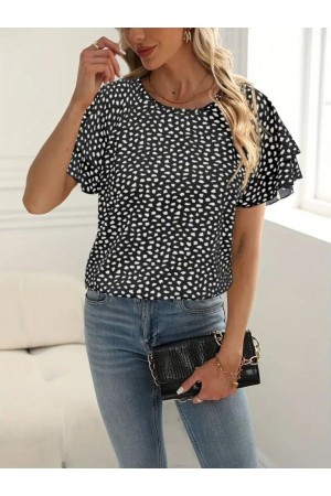 208767 patterned BLOUSE