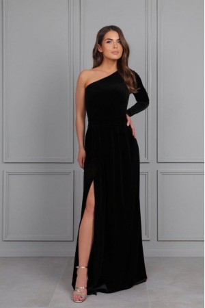208920 черный Вечернее платье