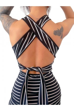 209327 striped DRESS