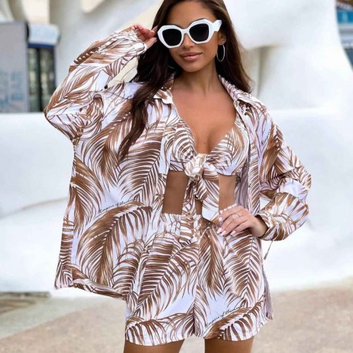 209367 TOPTAN DESENLİ ŞORT TAKIM toptan bayan giyim