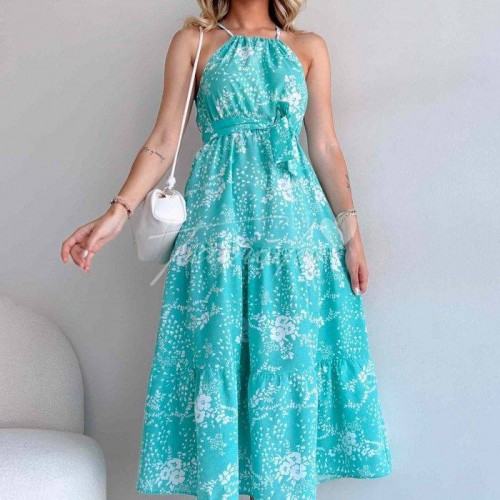 209433 TOPTAN DESENLİ ELBİSE toptan bayan giyim