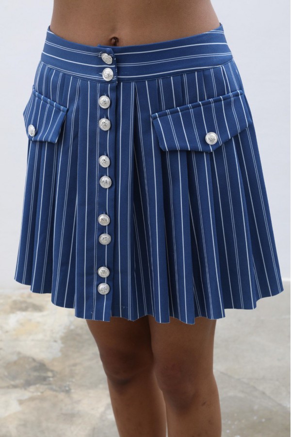 209542 blue Skirt