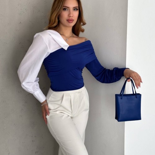 209841 TOPTAN SAKS BLUZ 209841 TOPTAN SAKS BLUZ toptan bayan giyim