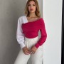 209842 TOPTAN FUŞYA BLUZ toptan bayan giyim