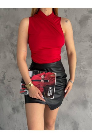 209969 red BLOUSE