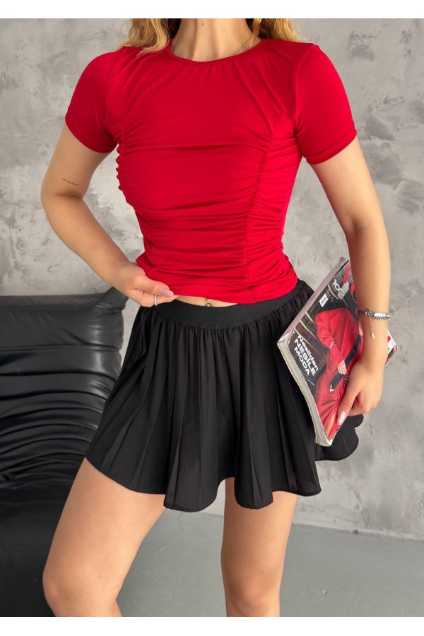 209988 red BLOUSE