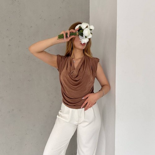 209994 TOPTAN VİZON BLUZ toptan bayan giyim