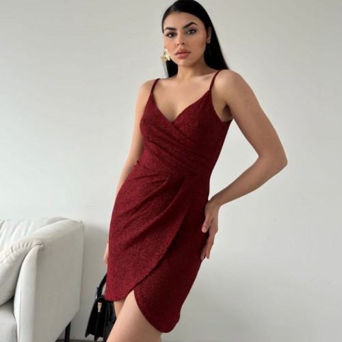 210236 TOPTAN BORDO ELBİSE 210236 TOPTAN BORDO ELBİSE toptan bayan giyim