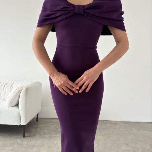 210259 TOPTAN MOR ELBİSE toptan bayan giyim