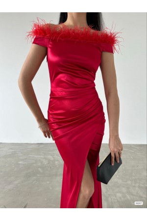 210323 красный Вечернее платье