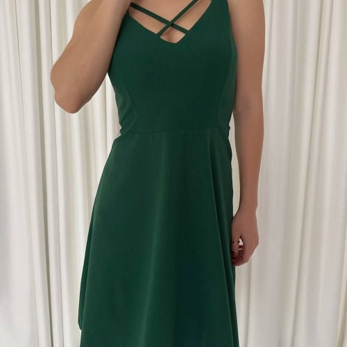 210327 TOPTAN ZÜMRÜT YEŞİL ELBİSE 210327 TOPTAN ZÜMRÜT YEŞİL ELBİSE toptan bayan giyim