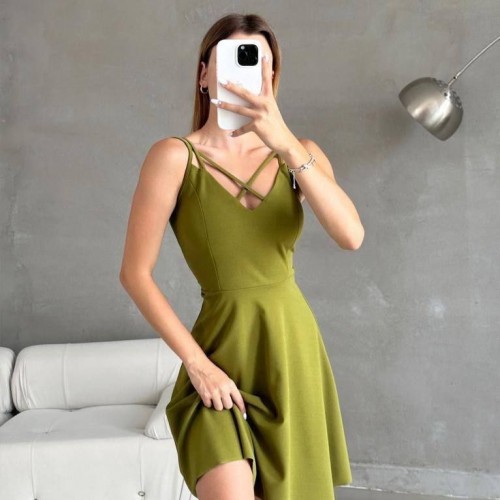 210330 TOPTAN YEŞİL ELBİSE 210330 TOPTAN YEŞİL ELBİSE toptan bayan giyim