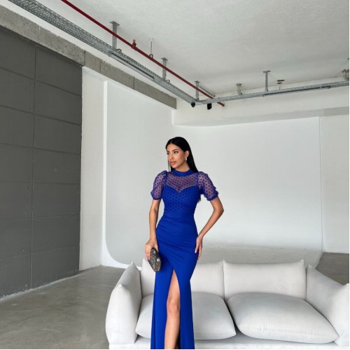 210362 TOPTAN SAKS ABİYE toptan bayan giyim