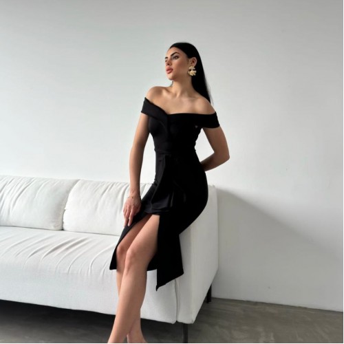 210411 TOPTAN SİYAH ABİYE toptan bayan giyim