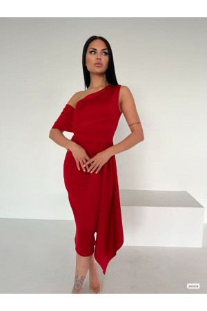 210414 красный Вечернее платье