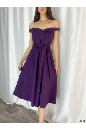 210431 фіолетовий Вечірня сукня