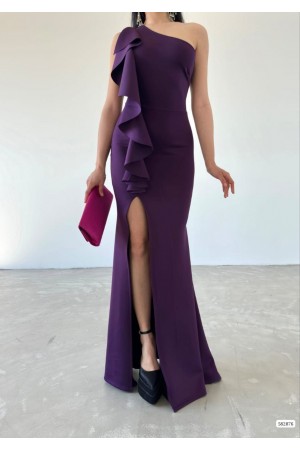 210438 фиолетовый Вечернее платье