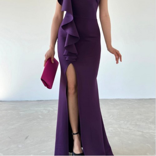 210438 TOPTAN MOR ABİYE toptan bayan giyim