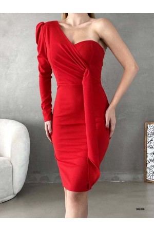 210446 красный Вечернее платье