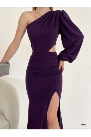 210451 фиолетовый Вечернее платье