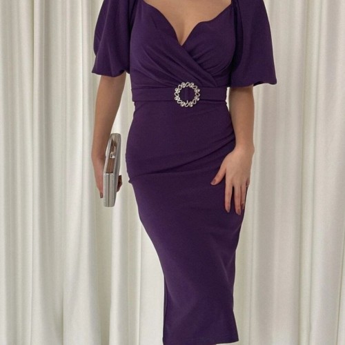 210461 TOPTAN MOR ELBİSE 210461 TOPTAN MOR ELBİSE toptan bayan giyim