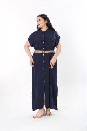 210997 Navy blue DRESS