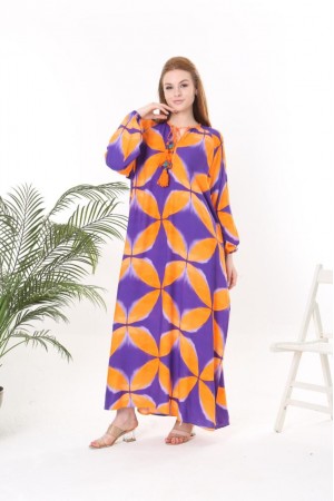 211145 patterned DRESS