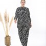 211154 TOPTAN DESENLİ PANTOLON TAKIM toptan bayan giyim