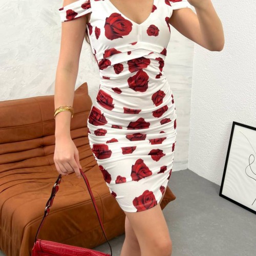 211448 TOPTAN DESENLİ ELBİSE 211448 TOPTAN DESENLİ ELBİSE toptan bayan giyim