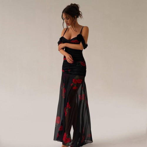 211484 TOPTAN SİYAH ABİYE toptan bayan giyim