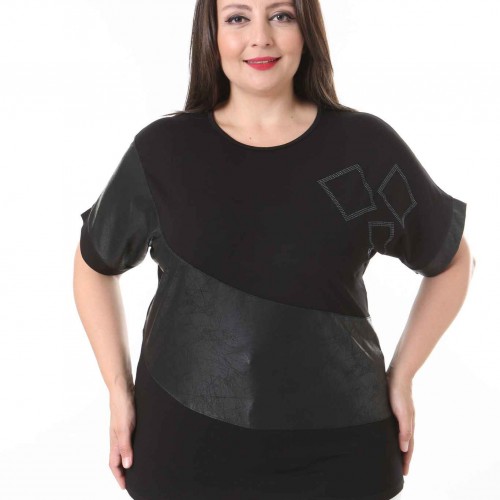 211711 TOPTAN SİYAH BLUZ toptan bayan giyim