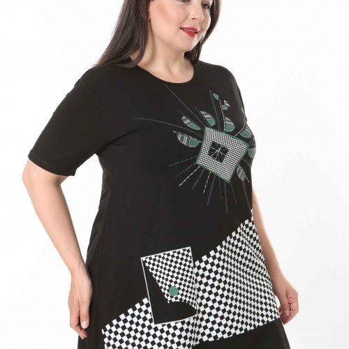 211715 TOPTAN SİYAH BLUZ toptan bayan giyim