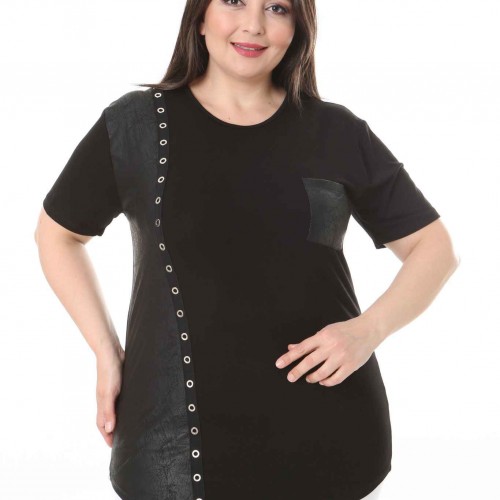 211721 TOPTAN SİYAH BLUZ 211721 TOPTAN SİYAH BLUZ toptan bayan giyim