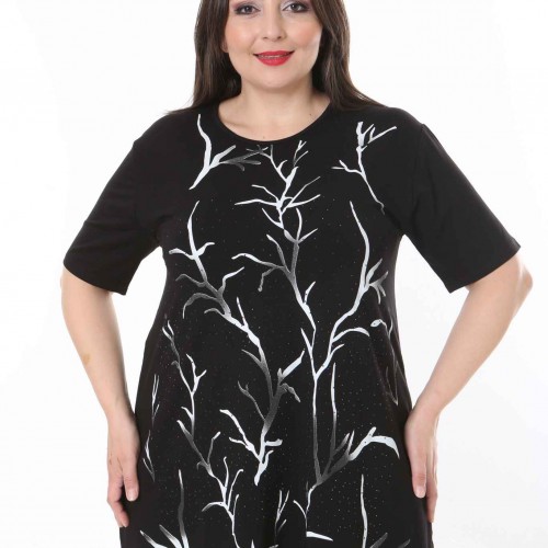 211723 TOPTAN SİYAH BLUZ toptan bayan giyim