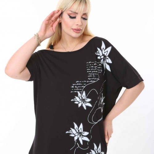 211732 TOPTAN SİYAH BLUZ toptan bayan giyim