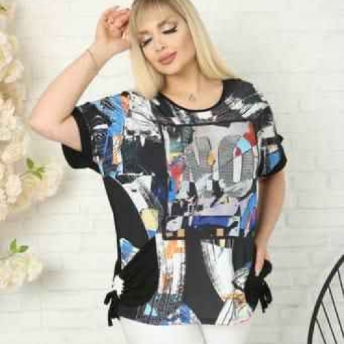 211751 TOPTAN SİYAH BLUZ toptan bayan giyim