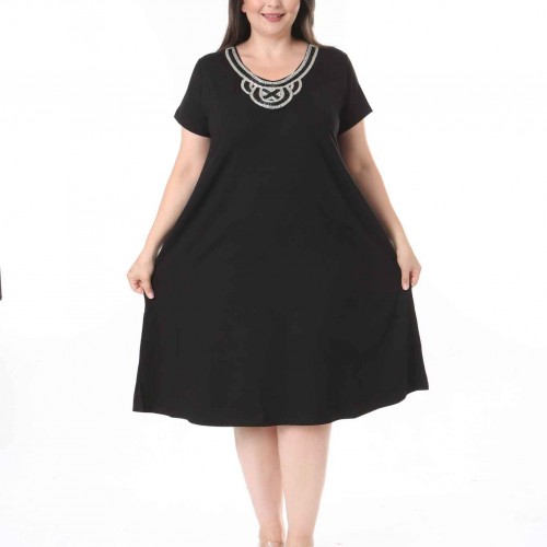 211758 TOPTAN SİYAH ELBİSE 211758 TOPTAN SİYAH ELBİSE toptan bayan giyim