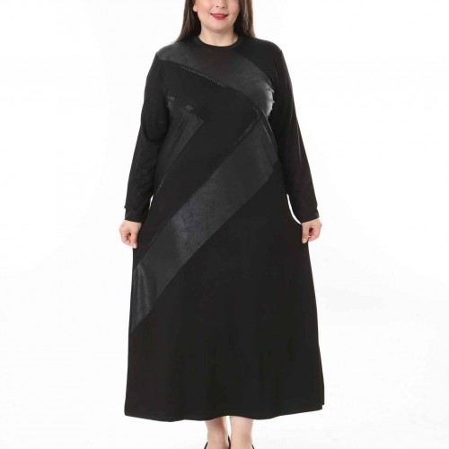 211765 TOPTAN SİYAH ELBİSE toptan bayan giyim