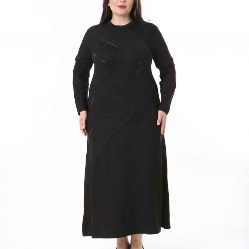 211768 TOPTAN SİYAH ELBİSE toptan bayan giyim