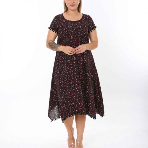 211788 TOPTAN DESENLİ ELBİSE 211788 TOPTAN DESENLİ ELBİSE toptan bayan giyim